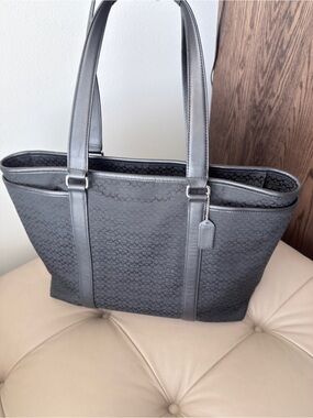 Large Coach Canvas Tote